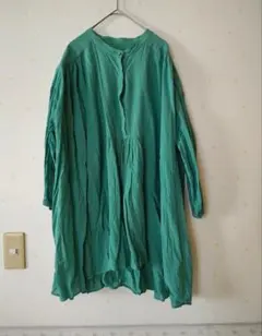 春色グリーンレーベルリラクシング❋コットンチュニック 長袖