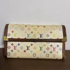 極美品　希少　イヴサンローラン　財布　パッチワーク　マルチカラー　レザー 極美品 希少 イヴサンローラン 財布 パッチワーク マルチカラー レザー
