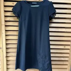 マリークワント　カットソーワンピース　チュニック　黒　M