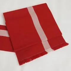 ☆昭和レトロ☆名古屋帯　赤系　純毛？