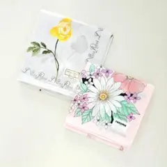 ★新品 NINA RICCI・renoma 大判ハンカチ 花柄 2枚セット★