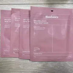 バイオダンス　Biodance コラーゲン REAL DEEP MASK 4枚