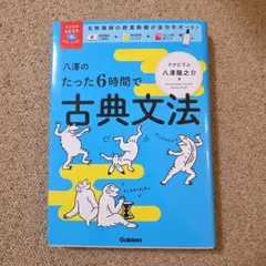 八澤のたった6時間で古典文法