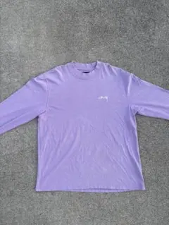 Stüssy ラベンダー 長袖シャツXL