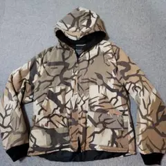 希少】Stussy 迷彩柄 ダウンジャケット S - メルカリ