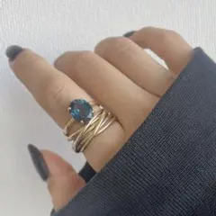ロンドンブルートパーズ リング 2.97ct K18YGのサムネイル