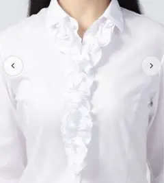 【新品未使用】長袖ブラウス 無敵コーデ フリル　#ViVi