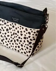 ダルメシアン柄ミルクティーcolor サコッシュ