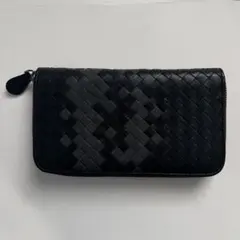 ボッテガヴェネタ　長財布 イントレチャート　ラウンドファスナー