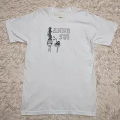 美品　ANNASUI　オガワナホ　半袖カットソー　プリントTシャツ　コラボ　白のサムネイル