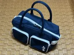 ハチヤーズ　ナイロンカートバッグ　/ネイビー　ロゴ刺繍　蜂　手提げ　8YARDS 8YARDS / BAKUBAG mini Series 3