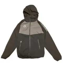 ルースイソンブラフード付きウィンドブレーカー 黒　Lサイズ