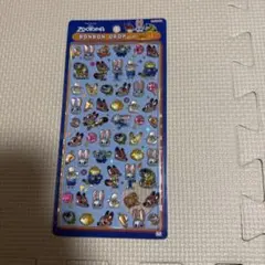 ボンボンドロップシール　ミニ　ズートピア