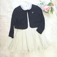 pom ponette　セットアップワンピース　シフォンワンピース　130