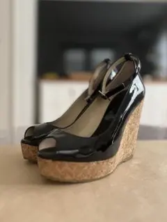 ジミーチュウ厚底ハイヒールサンダル