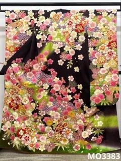 振袖 金駒 金彩 紋意匠 身丈171cm 撥水加工済 MO3354 - メルカリ