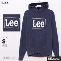 美品 Lee トップス フロントロゴプリント カンガルーポケット フード付きのサムネイル