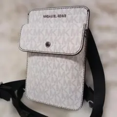 【美品】MICHAEL KORSシグネチャー ショルダーバッグ スマホショルダー