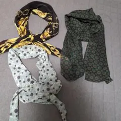 スカーフ　３点