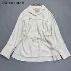 希少 ヨウジヤマモト96ss 長袖シャツ 白 ダブルポケット 刺繍ライン S