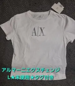 アルマーニエクスチェンジ　 Lサイズ 　Tシャツ　海外購入　 未使用 タグ付き