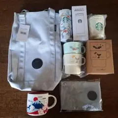 スタバ福袋2026 5点＋マグカップ(2022福袋富士山・桜・お城) 6点セット