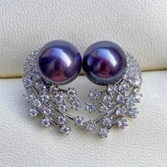 りんりんりん様　ご専用確認ページ　ブルーベリー系パール　ピアストップ