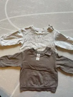 H&M 長袖トレーナー 2枚セット