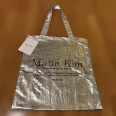 限定　マーティンキム　MartinKim SEOULロゴ　シルバー　トートバッグ
