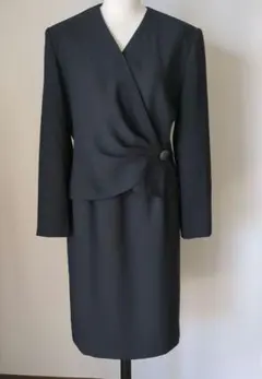 ブラックフォーマル　レディース　オールシーズンフォーマル礼服　4点セット