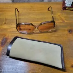 イヴ・サンローラン サングラス ヴィンテージ ケース付き 眼鏡 メガネ YSL