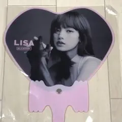 未使用♡BLACKPINK♡うちわ♡LISA♡リサ♡ブラックピンク♡公式グッズ