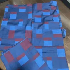 しつけ付き　モダン柄紬