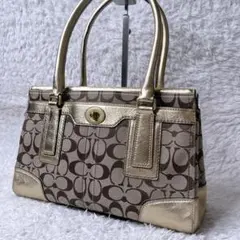 coach signature turnlock bag y2k archive
