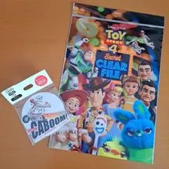トイ・ストーリー4　劇場限定　ステッカー　クリアファイルセット