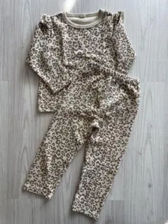 ヒョウ柄パジャマセット 110センチ