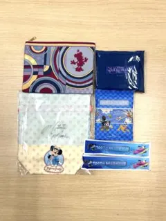 アンバサダーホテルミニーマウスルームパジャマパーティー(サイン)&ポーチ&エコ袋