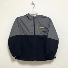 used☆130㎝ バイカラー　ジャンバー　薄手