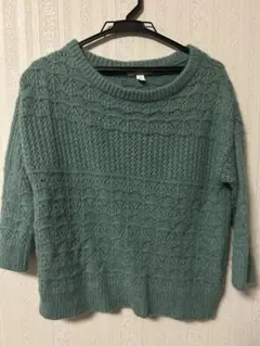 七分袖ニット