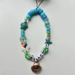 ビーズキーホルダー　ビーズストラップ　Laule'a__Beads