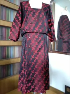 和装コート　リメイク　セットアップ