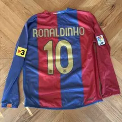選手支給パッチ　バルセロナ 05-06 リイシュー ジャージー ロナウジーニョ 選手支給パッチ バルセロナ 05-06 リイシュー ジャージー