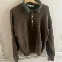 LANVIN ブラウン ポロシャツ