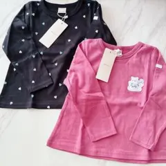 新品 プティマイン　プティプラ ロンT 長袖　90