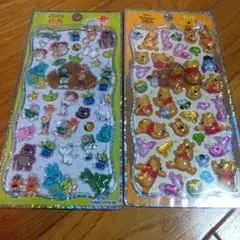 プチドロップステッカー　プーさん　トイストリー　ディズニー　正規品