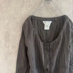 MaxMara マックスマーラ 白タグ ストライプ ブラウスのサムネイル