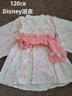 Disney 花柄 浴衣 120サイズ　ミニー　ミッキー