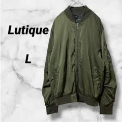 1075　ルティーク　ブルゾン　ミニタリー　カーキ　MA-1　秋冬アウター　Ｌ