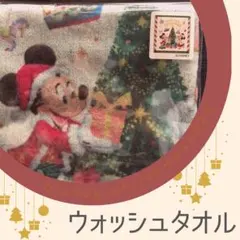 ウォッシュタオル　ディズニークリスマス2022