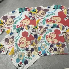 【家族コーデ】東京ディズニーリゾート 半袖Tシャツ M S 120 100